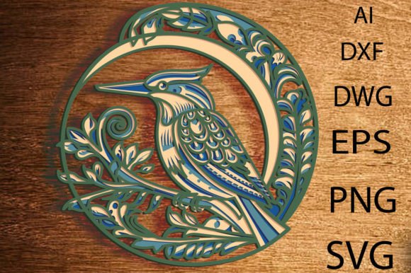 Crafting Depth: The Woodpecker Multilayer SVG