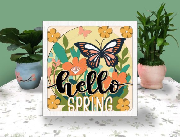 Crafting Joy: A Guide to the Hello Spring 3D Box Paper SVG