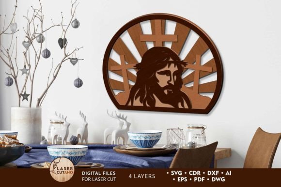 Creating Meaningful Faith-Based Art with JESUS Multilayer Wall Decor Cut Files