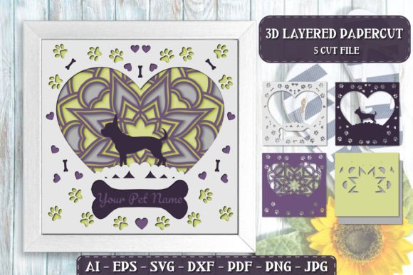 Creating Stunning 3D Chihuahua Art with Layered Papercut Designs