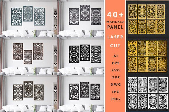 Elevate Designs with Laser Cut Mandala Panels
