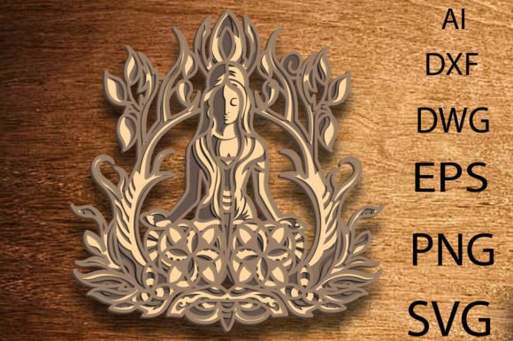 Elevating Modern Craft: The Strategic Value of Yoga Multilayer SVG Papercut Laser Cut Designs