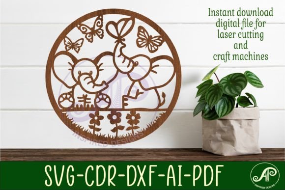 Elevating Modern Decor with the Cute Elephant Wall Art Sign: A Guide to Precision Digital Crafting