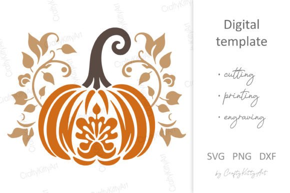 Elevating Seasonal Crafting with the Mandala Pumpkin SVG Cut File
