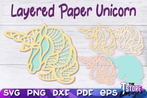 Mastering the Art of Layered Paper Unicorns: A Guide to Digital Cutting Files