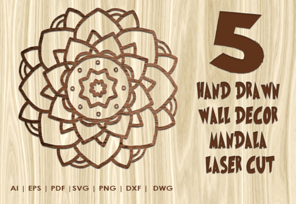 Transforming Spaces with Hand Drawn Wall Décor Mandala Laser Cut Designs