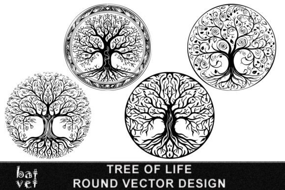 Tree of Life SVG Vector Bundle
