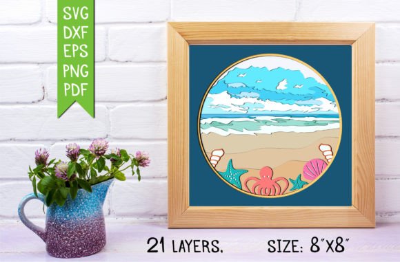 Unlocking Creativity with 3D Beach SVG: A Guide to Multilayer Paper Cutting